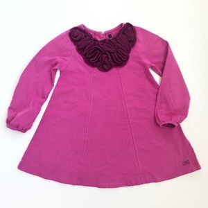 Lili Gaufrette Pink Frilly Dress